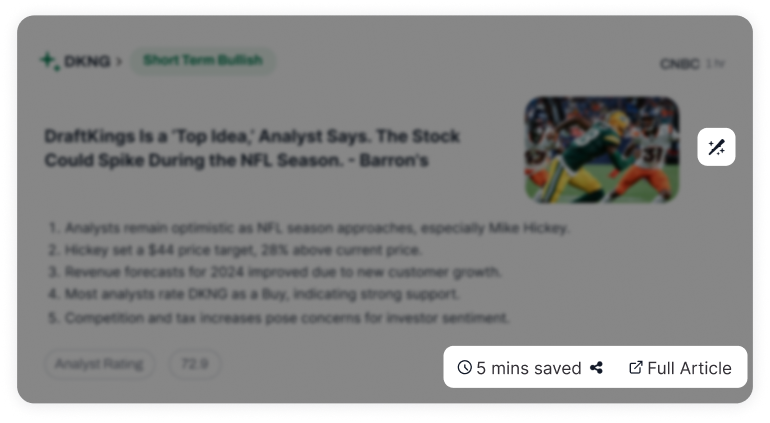 News card illustrating confusing UI elements